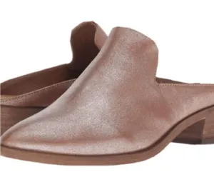 Frye • ray artisan metallic leather mules sz 7 thumbnail 2