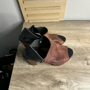 Free People Women’s 37 Picture This Peep Toe Heels thumbnail 2