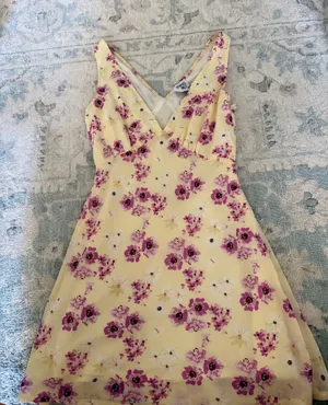 Princess Polly Dress Mini Yellow Floral thumbnail 1
