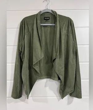 Steve Madden Faux Suede Wrap Jacket thumbnail 1