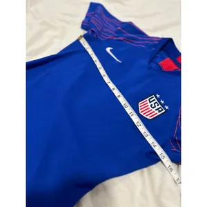 Nike USWNT Soccer Jersey Sz:S Blue V-Neck Dri-FIT football Tean USA World Cup thumbnail 4
