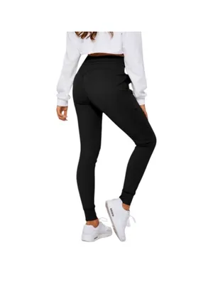 Size M (Petite) Halara High Waisted Drawstring Side Pocket Plain Joggers thumbnail 2