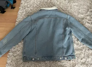 John Galt Sherpa Lined Denim Jacket thumbnail 3
