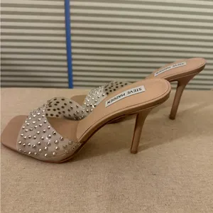 Steve Madden Nude Studded Heels thumbnail 4