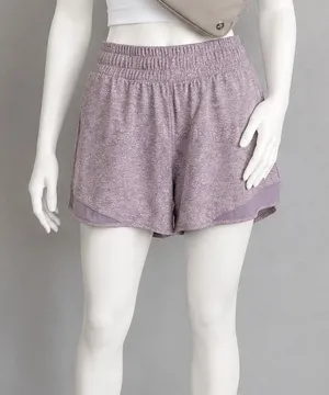 lululemon Womens Tracker Short V Heathered Dusty Mauve Athletic Running 4 Tall thumbnail 1
