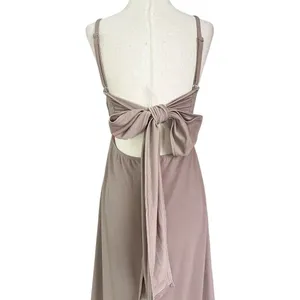 Birdy Grey Rose Mauve Party Bridesmaid Long Dress Women Size Medium | 34-2 thumbnail 3
