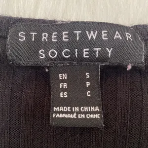 Streetwear Society Black Short Sleeve Top thumbnail 2