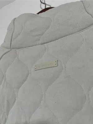 Lululemon Scuba Oversized Quilted Half Zip Size M/L Bone thumbnail 7