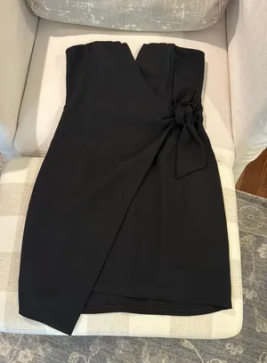 Black strapless cocktail dress  thumbnail 1