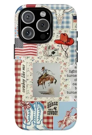 Vintage Patriotic iPhone 13/14 Case thumbnail 1