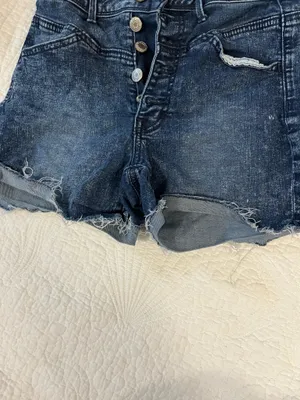 American Eagle high rise denim shorts thumbnail 4