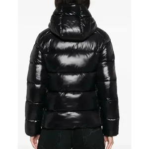 Save the Duck padded black puffer jacket ultra lite size small thumbnail 2