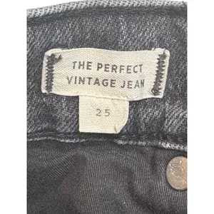 Madewell The Perfect‎ Vintage Jean Womens 25 Black High Rise Straight Leg Denim thumbnail 7