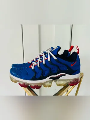 Nike Air Vapormax Plus Racer Blue/University Red-obsidian-white size 8M 9.5W thumbnail 2