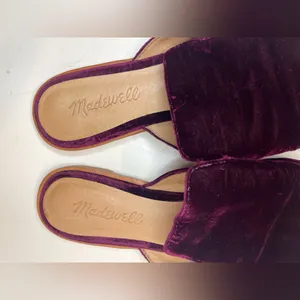 Madewell Women’s Gemma Mule Velvet‎ Purple with Pointed Toe Shoes Size 6 thumbnail 7