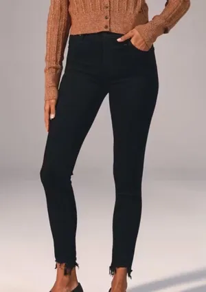 Super Skinny Ankle High-Rise Abercrombie Jeans thumbnail 1
