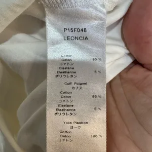 ANNE FONTAINE White Cotton Eyelet Leoncia Top Sz 40 (6-8)‎ thumbnail 10