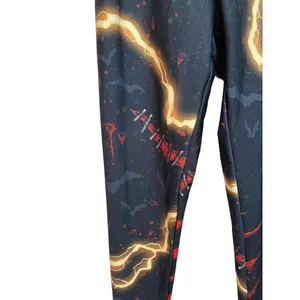Meduim HHN Universal Studios Halloween Horror Nights Leggings Frankenstein‎ thumbnail 2