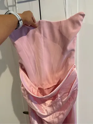 House of CB Persephone Rose Shadow Strapless Corset Dress thumbnail 8