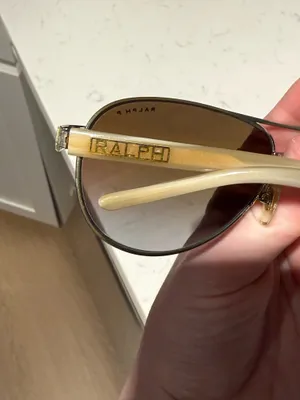 Ralph Lauren Brown Aviator Polarized Sunglasses thumbnail 3