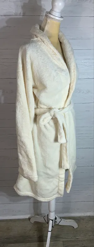 Adrienne Vittadini Cream Off White Color Ladies Robe One Size Fits All thumbnail 6