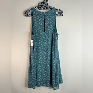 Abercrombie & Fitch green paisley dress size small NWT thumbnail 2