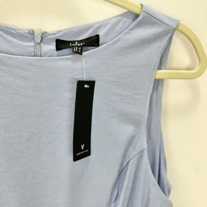 Lulus Decidedly Summery Light Blue Cutout Sleeveless O Ring Mini Dress XL NWT thumbnail 12