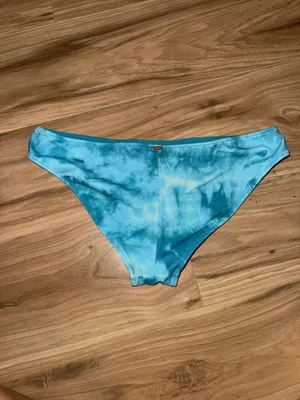 Victoria's Secret PINK Reversible Blue Bikini Bottoms thumbnail 2