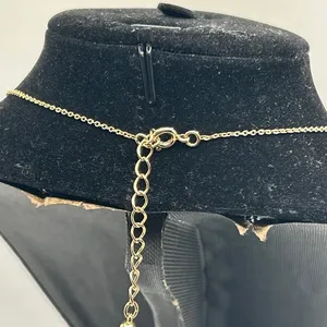 Vintage Real Gold Ichthys Fish Cross Pendant Chain Plated Stainless Steel thumbnail 4