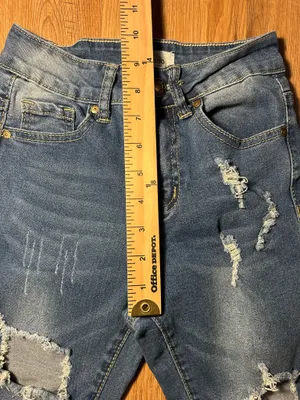 Bamboo Women’s Size 00 Distressed Skinny Jeans High Rise Stretch Denim thumbnail 5