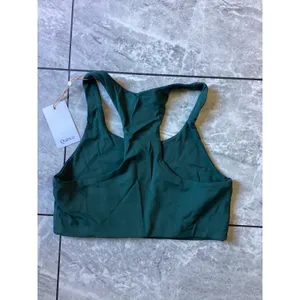 Quince Ultra-Form Scoop Neck Longline Bra Forest Green M LB52915-ATG001-21329 thumbnail 3