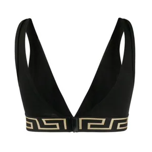VERSACE Medusa Greca logo cotton jersey lingerie bra top S thumbnail 2