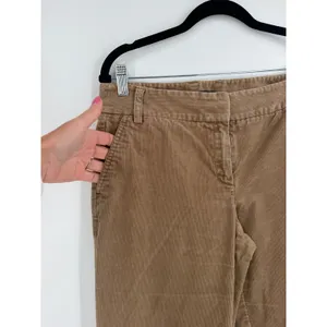 J.Crew Corduroy Trousers Women Tan Brown Y2K flare Leg Pants Style Preppy thumbnail 2