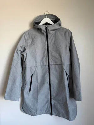 Mondetta Outdoor Project Women’s Long Grey Coat Size Medium Lightweight Jacket thumbnail 1