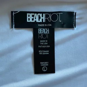Beach Riot Celine One Piece White Large thumbnail 7