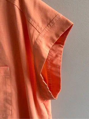 5.11 Tactical Women’s XL‎ Button Front Short Sleeve Shirt Peach Hiking thumbnail 5