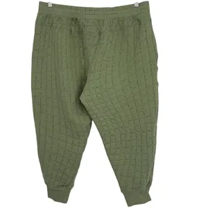 Nike Yoga Therma FIT Luxe Jogger Women 1X Reversible‎ Green Quilted Pants thumbnail 5
