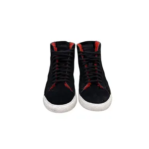 Nike Shoes Nike Blazer Mid Premium Black Suede Red Lined Size Women's 7 thumbnail 2