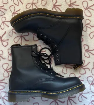 Lace-Up High-Top Boots Dr. Martens Black Combat thumbnail 1