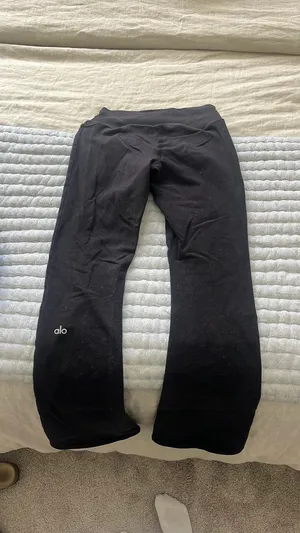 Alo black flare leggings thumbnail 2