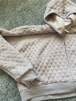 Free People Hibernation Quilted Hooded Bomber Jacket - Dusty Rose Pink thumbnail 10