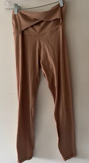 Offline by Aerie Wrap Waist‎ Tan Nude Buttery Soft Leggings thumbnail 1