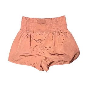 FP Movement The Way Home Shorts Women LG Pink Salmon Excellent High Rise Running thumbnail 3