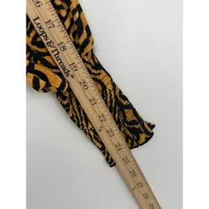 Kachel Anthropologie Tiger-Striped Wide Leg Jumpsuit 4 NWT $170 Animal Print thumbnail 8
