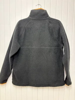 Carhartt Quarter Snap Fleece Pullover Black Tan Relaxed Fit Teddy Jacket‎ size L thumbnail 6
