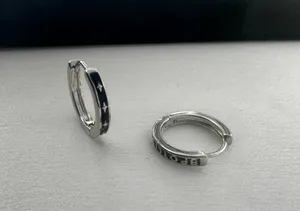 Small Hoop Earrings for Men Women Streetwear Punk Hip Hop Unisex Style thumbnail 1