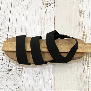 Madden Girl Black Espadrille Platform Sandals 8 thumbnail 8