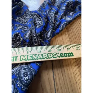 Banana Republic Dress Women Sz 2 Floral Fit & Flare Paisley Cottagecore‎ Peasant thumbnail 4