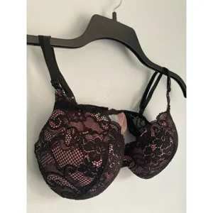 Vintage Victoria's Secret Bra Push Up 34C Padded Lace Fairy Whimsigoth thumbnail 2