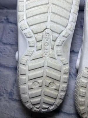 CROCS Classic Lined Clogs Shoes M 8 /W 10 White Fleece Slip On With Jibbitzs thumbnail 13